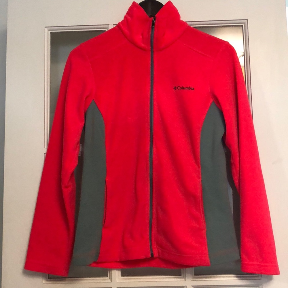 Columbia hot pink fleece xsmall
